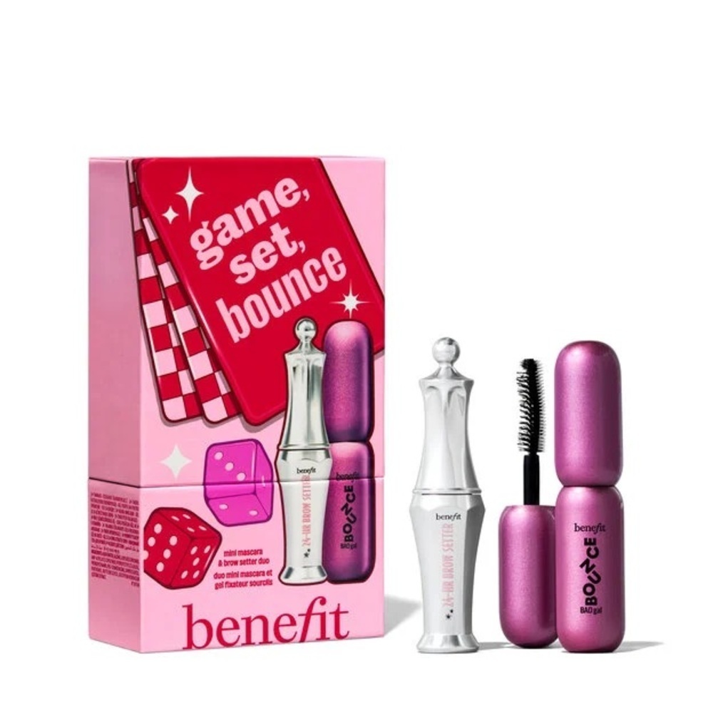 Benefit Game, Set, Bounce Mini Duo – BADgal BANG! Mascara + 24-Hr Brow Setter